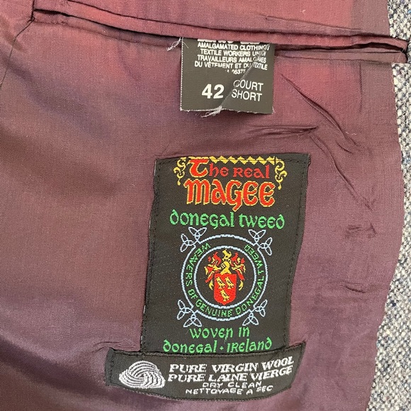Donegal tweed blazer the real Magee - Picture 5 of 6